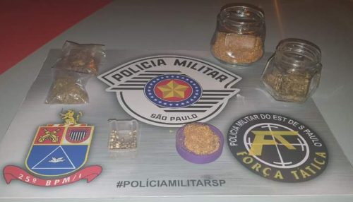 Homem é preso pela Policia Militar por tráfico em Dracena, no momento da entrega da droga.