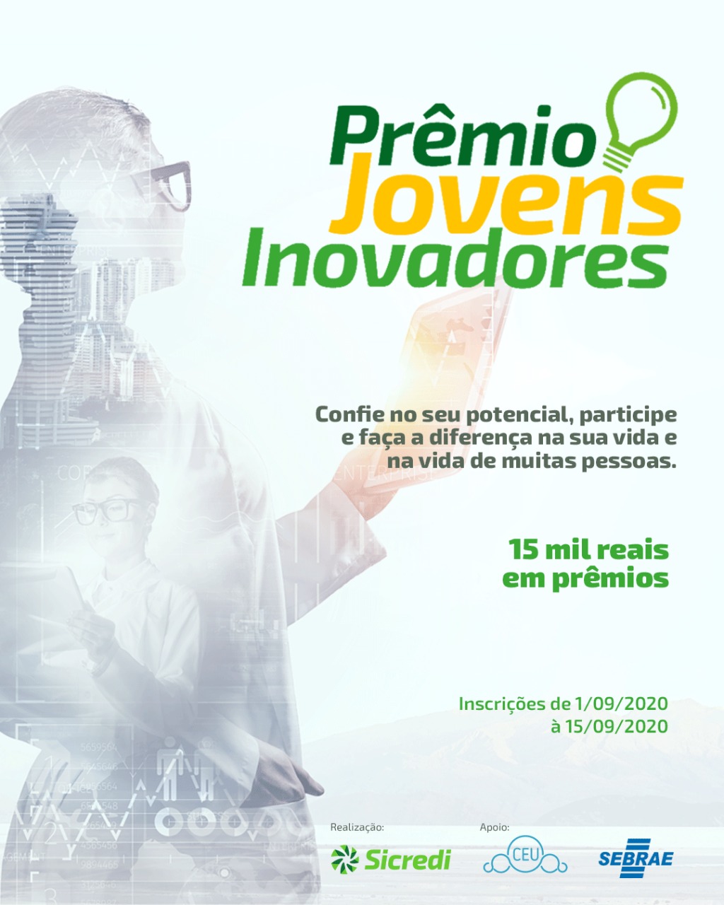 Segunda edição do Prêmio Jovens Inovadores Sicredi já está com inscrições abertas