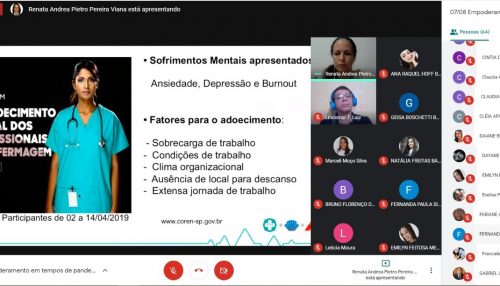 I Ciclo de Palestras On-line da Enfermagem reúne quase 250 pessoas remotamente