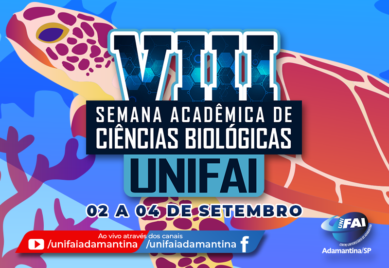 Em ambiente virtual, Semana Acadêmica de Ciências Biológicas da UniFai começa nesta quarta, 2