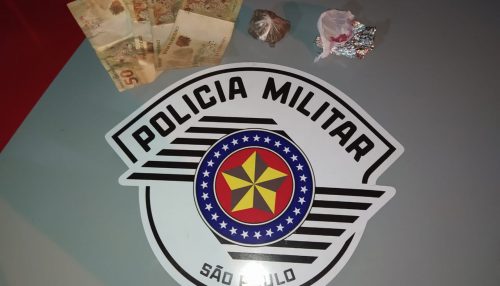 Polícia Militar prende homem em Inúbia Paulista por tráfico de drogas