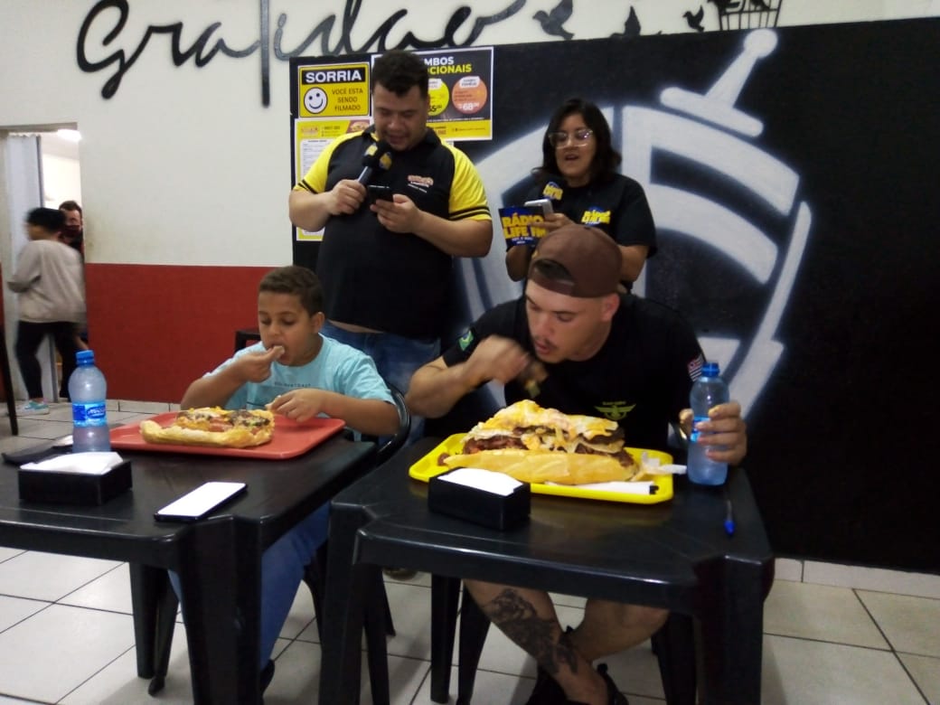 Gago Lanches em mais um  Desafio Gago Infarto