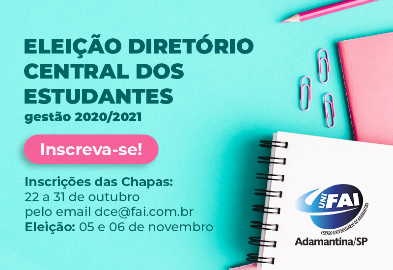 Período para inscrição de chapas ao Diretório Central dos Estudantes se encerra neste sábado