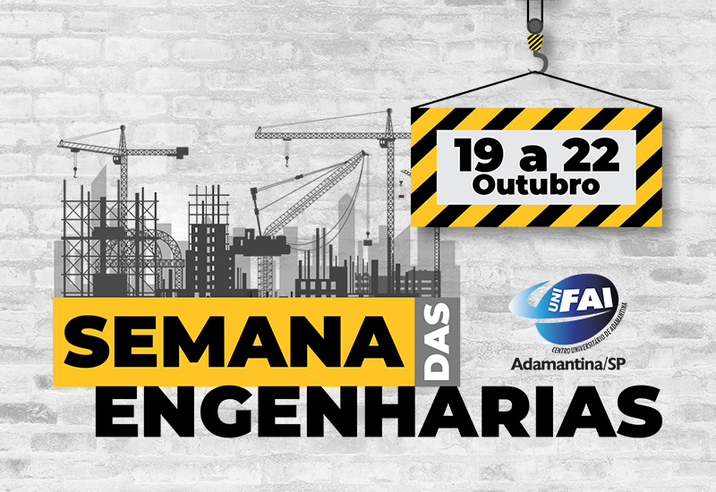 Semana das Engenharias promove palestras   on-line até dia 22