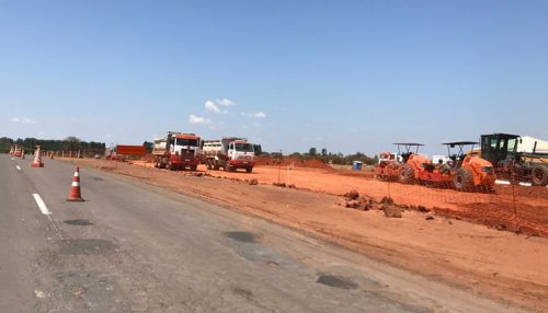 Tráfego tem desvio temporário para obras em trecho da SP 294