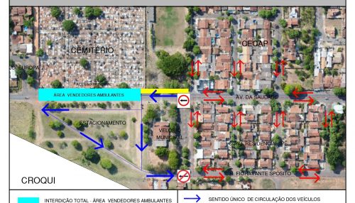 DEMTRAN anuncia alteração no trânsito durante o feriado de Finados