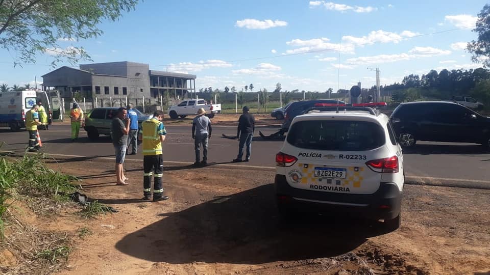 Mais um acidente registrado próximo ao Trevo do Salgado Filho em Junqueirópolis