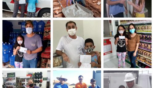 Alunos do 4º Ano da escola EMEF Navarro de Andrade escrevem cartas para os profissionais considerados essenciais durante a pandemia da Covid-19