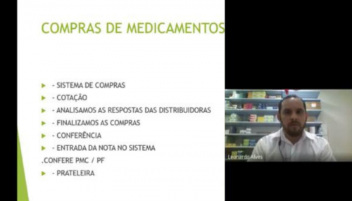 Ex-aluno de Farmácia da UniFAI ministra palestra aos acadêmicos do 10º termo