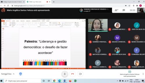 Pedagogia recebe palestras on-line sobre Gestão Escolar