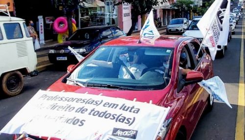 Carreata ForaDoria nesta sexta-feira em Adamantina
