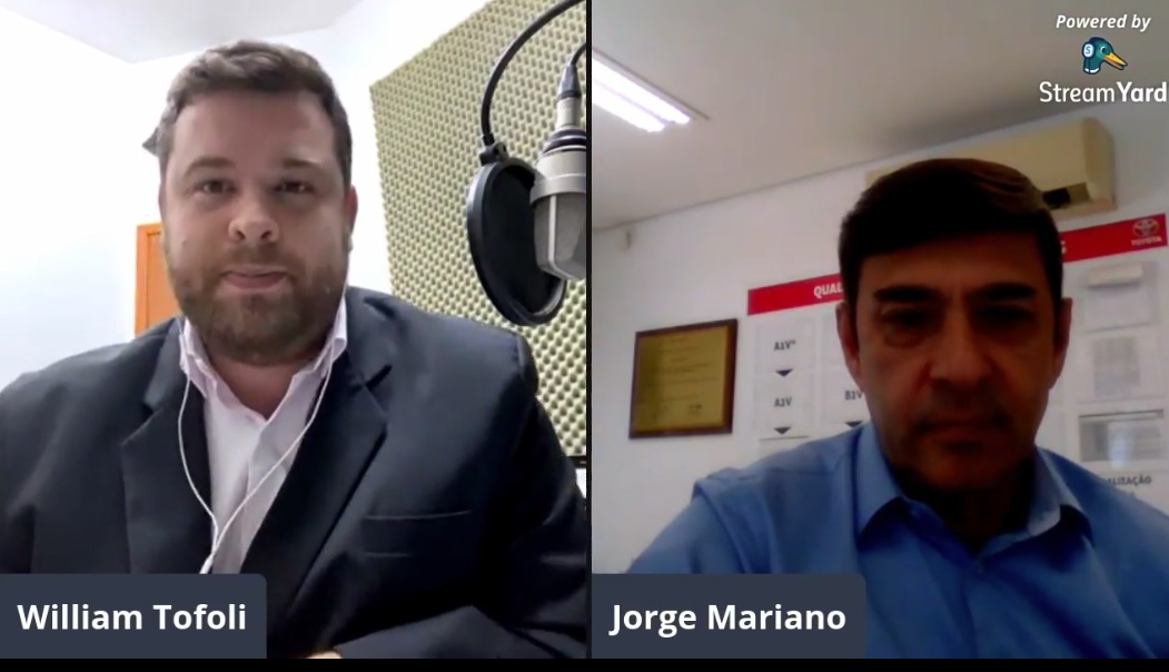 Entrevista com o Jorge Mariano , gerente das concessionárias Toyota Via Japan de Adamantina e Presidente Prudente.