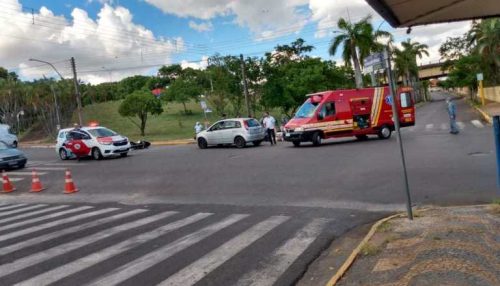 Motociclista fica ferido após ser atingido por veículo em Adamantina
