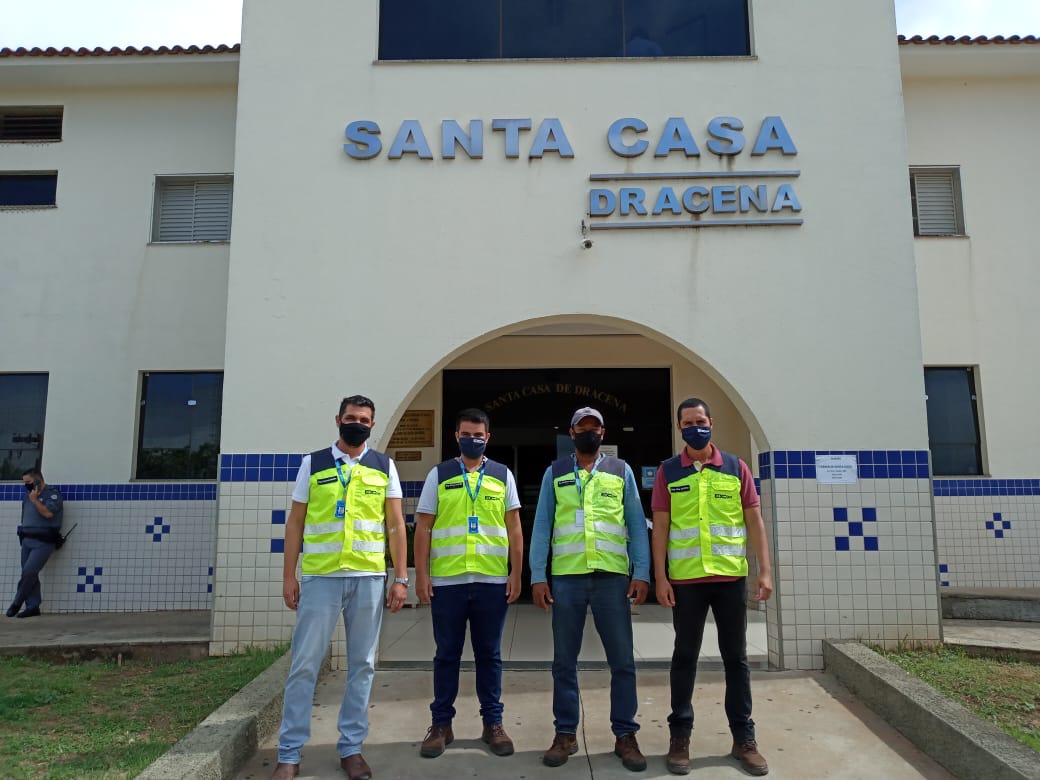 Equipe da Eixo SP doa sangue em Dracena