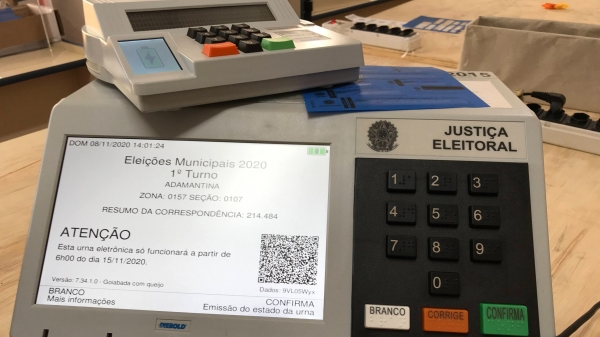 Em Adamantina, urnas eletrônicas já estão prontas para a votação de domingo (15)