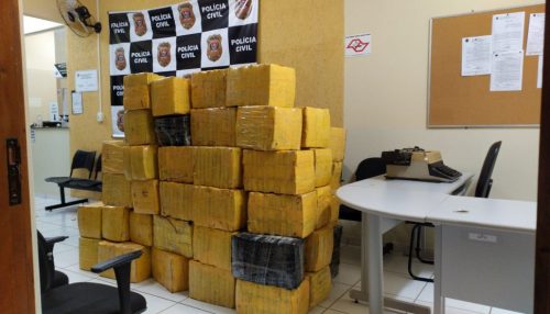 Fiscalização apreende quase 2 toneladas de maconha escondidas embaixo de carga de cebola em Alfredo Marcondes