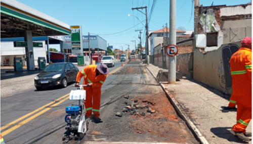 Eixo SP recupera pavimento em Pompeia