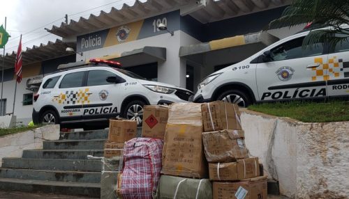 Polícia Rodoviária localiza mercadorias sem nota fiscal em malas e sacolas de passageiro de ônibus