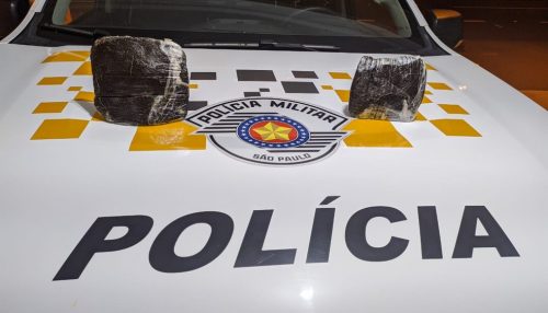 Polícia Rodoviária apreende tabletes de haxixe com adolescente de 16 anos