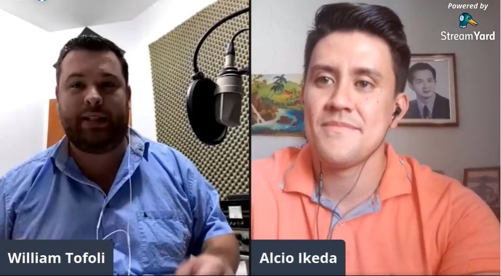 Rádio Life FM, recebe Alcio Ikeda para uma entrevista no Jornal do Meio Dia