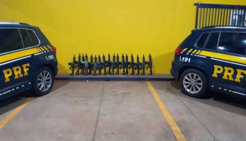 PRF apreende 17 fuzis de fabricação americana em Ourinhos