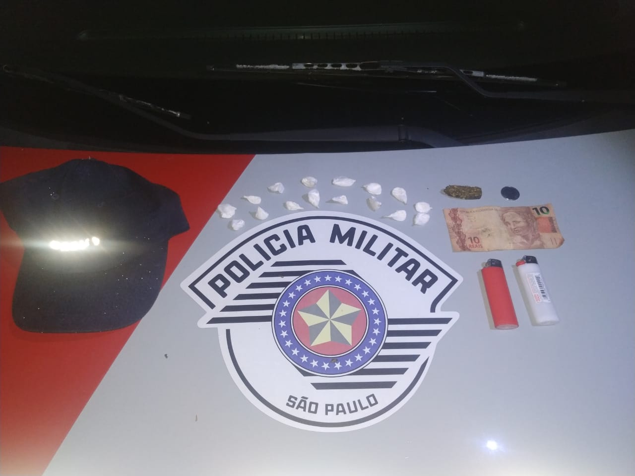 Polícia Militar em Panorama prende homem por  tráfico de drogas