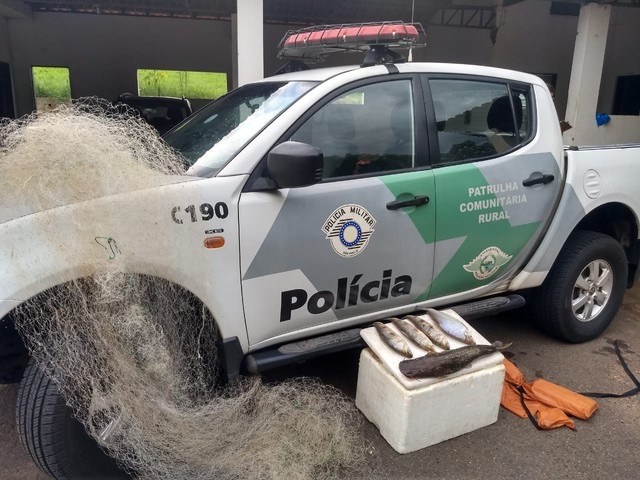 Homem recebe multa de R$ 860 por pesca irregular durante a piracema em Adamantina