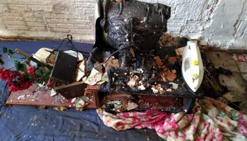 Um incêndio foi registrado no início da tarde desta terça-feira em residência de Junqueirópolis