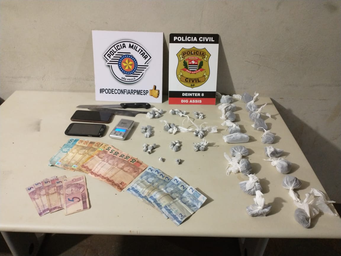 Polícia Civil cumpre mandado de prisão e prende mais três por tráfico de drogas em Platina