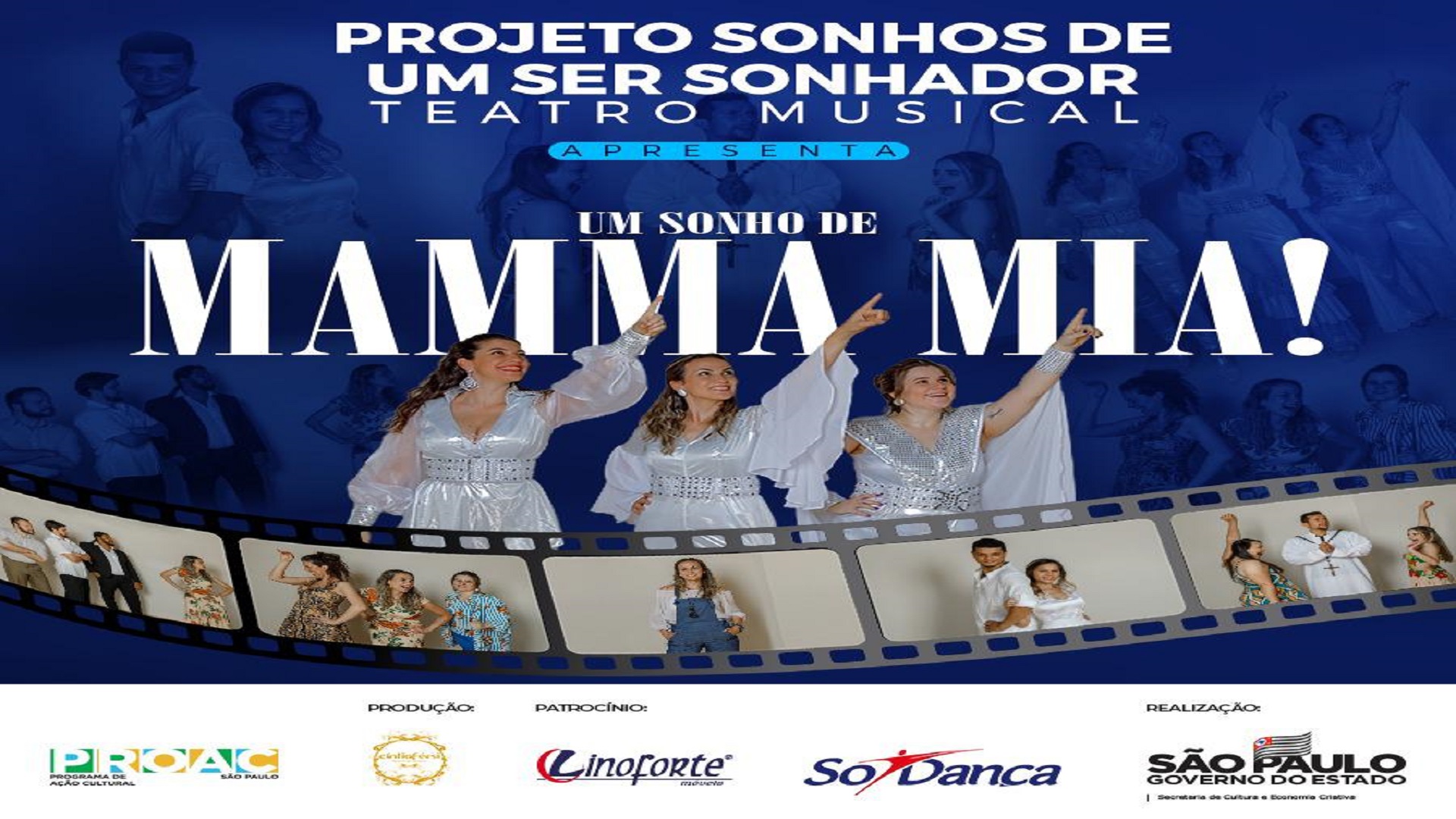 Teatro Musical “Um sonho de Mamma Mia” acontece em Adamantina nos dias 11 e 12 de dezembro na biblioteca municipal