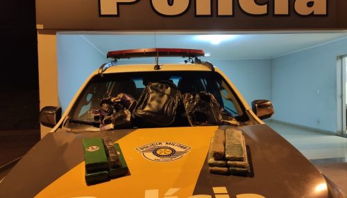 Fiscalização apreende maconha escondida em ônibus e jovem acaba presa por tráfico em Presidente Venceslau