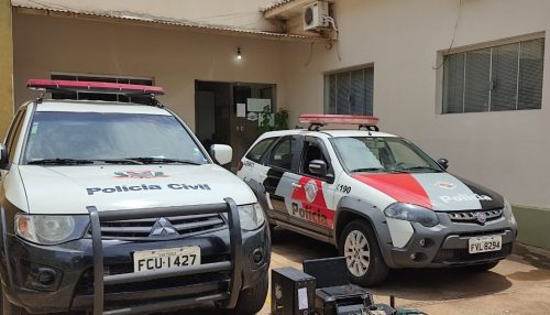 Ação conjunta das Polícias Civil e Militar, resulta na prisão de dois indivíduos suspeitos de praticarem furto em Panorama