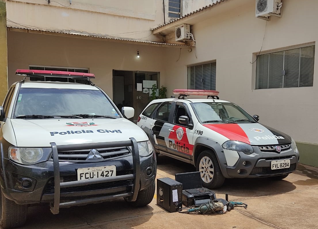 Ação conjunta das Polícias Civil e Militar, resulta na prisão de dois indivíduos suspeitos de praticarem furto em Panorama