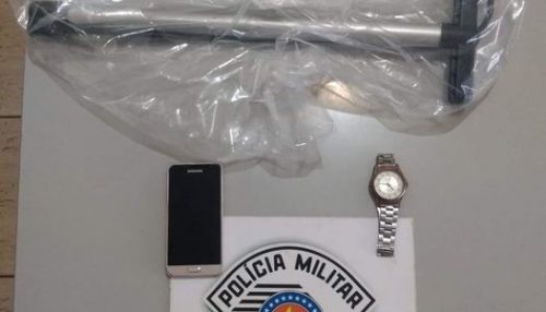Polícia Militar em Tupi Paulista prende autor de roubo e recupera produtos roubados