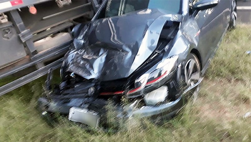 Motorista de Adamantina fica ferida em acidente na SP-294 neste sábado