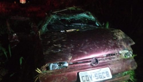 Acidente próximo ao trevo de Florida Paulista