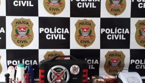 Polícia Civil esclarece furto ocorrido em salão de beleza, recupera objetos e identifica três suspeitos em Paulicéia