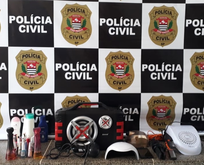 Polícia Civil esclarece furto ocorrido em salão de beleza, recupera objetos e identifica três suspeitos em Paulicéia