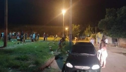 Polícia Militar de Osvaldo Cruz dispersa multidão em 