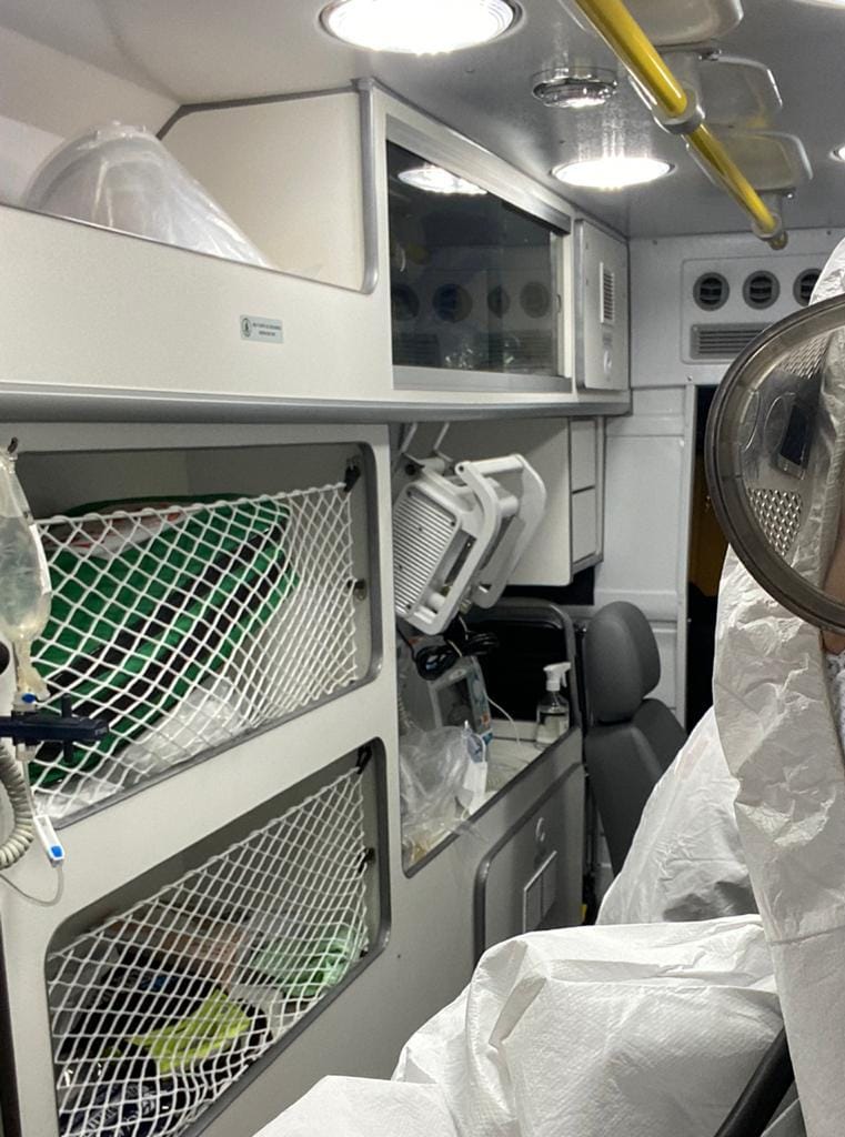 Em Marília, UTIs atingem lotação de 100% dos leitos, sendo necessária a transferência do primeiro paciente