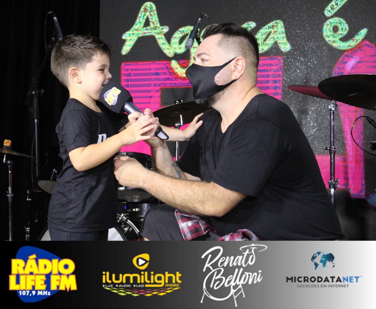 Agora é Que São Elas com  Renato Belloni e alunos