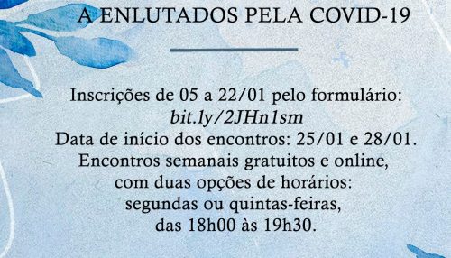 Grupo de Acolhimento a enlutados pela Covid-19