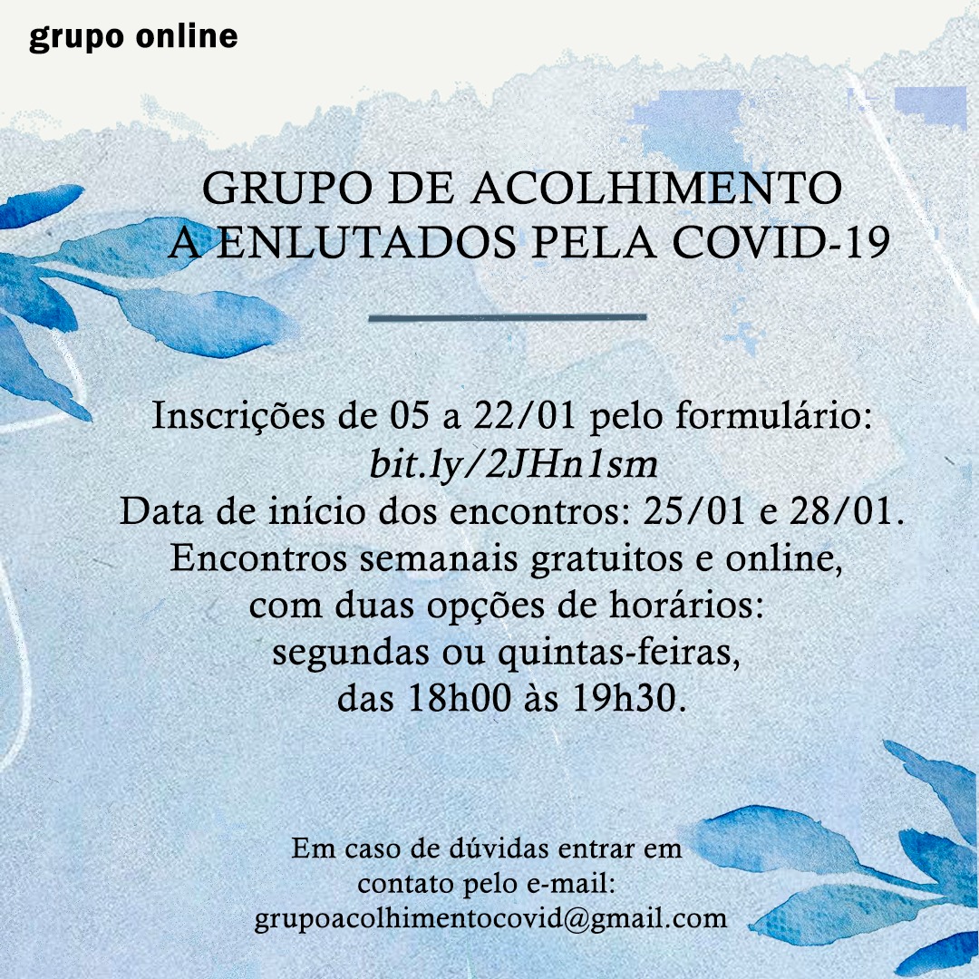 Grupo de Acolhimento a enlutados pela Covid-19