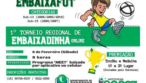 Departamento de Esportes da Capaz organiza 1º Torneio Interestadual de Embaixadinha online