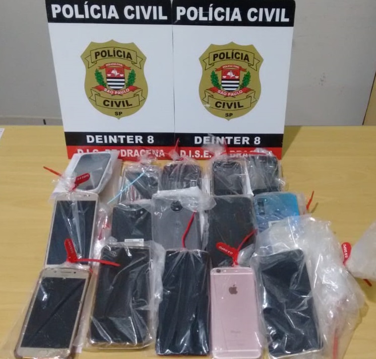 Polícia Civil recupera 15 aparelhos celulares em Dracena