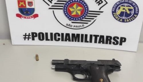 Rapaz compra pistola para 'segurança de sítio', tenta vendê-la após pai ficar bravo e acaba preso pela Polícia Militar