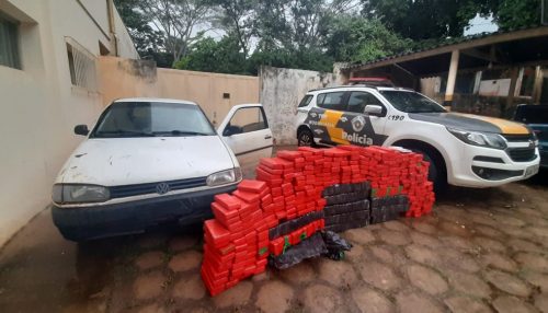 Operação policial prende três pessoas e apreende mais de 390 kg de maconha na Rodovia Assis Chateaubriand