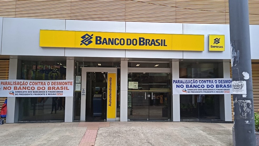 Funcionários do Banco do Brasil fazem paralisação por 24 horas contra reestruturação da instituição