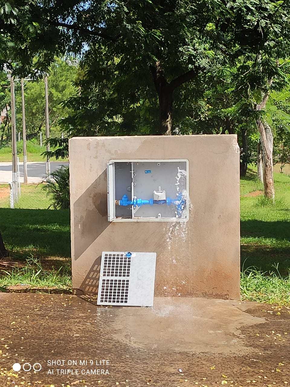 Vandalismo no Parque dos Pioneiros