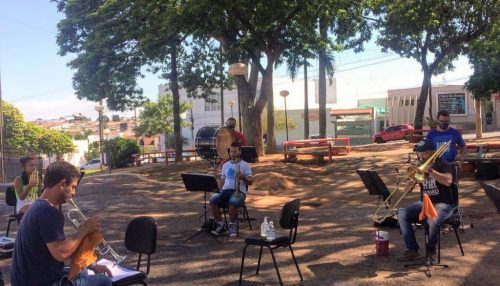 Banda Marcial de Adamantina reinicia atividades presenciais